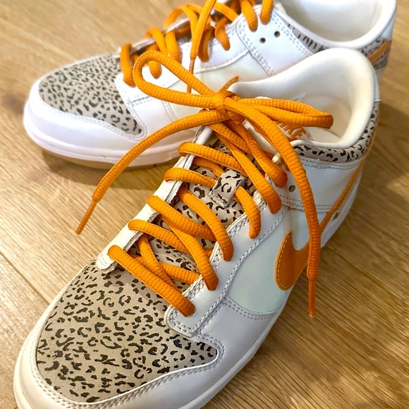 NIKE Rare "Dunk Low" Leopard Sneaker • Size Y7 / W8 • Mint Condition Kicks NWOT - Picture 6 of 8